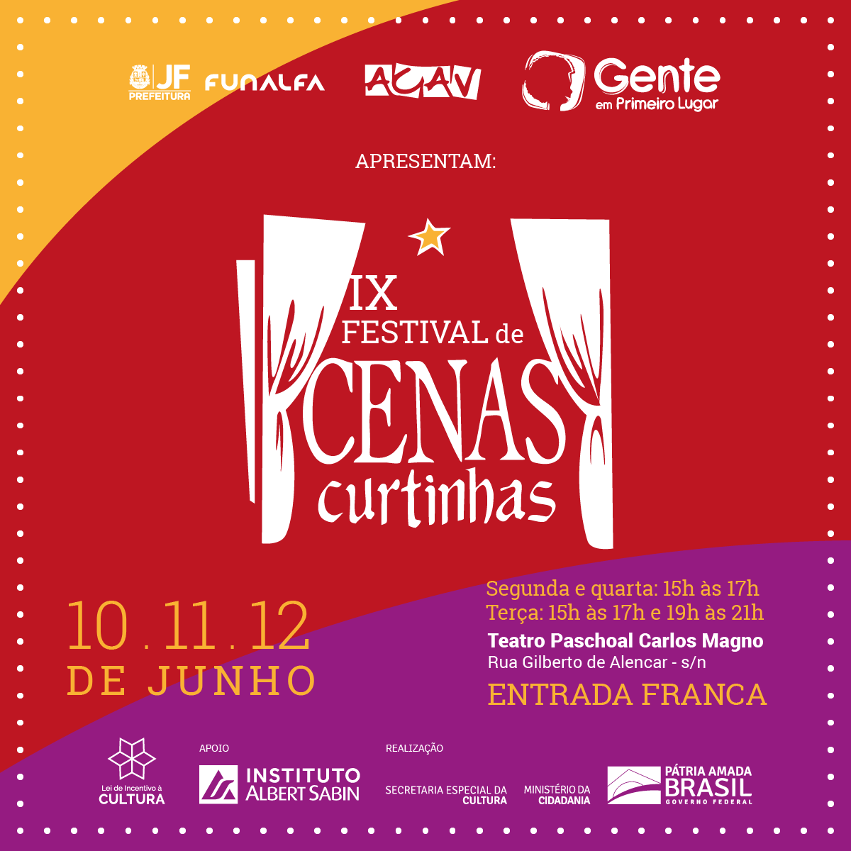 IX FESTIVAL CENAS CURTINHAS